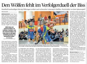 Saarbrücker Zeitung vom 07.12.2022 !